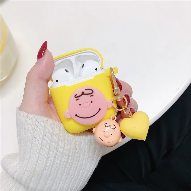 Новый мультяшный силиконовый чехол для Airpods 2 милый наушников аксессуары