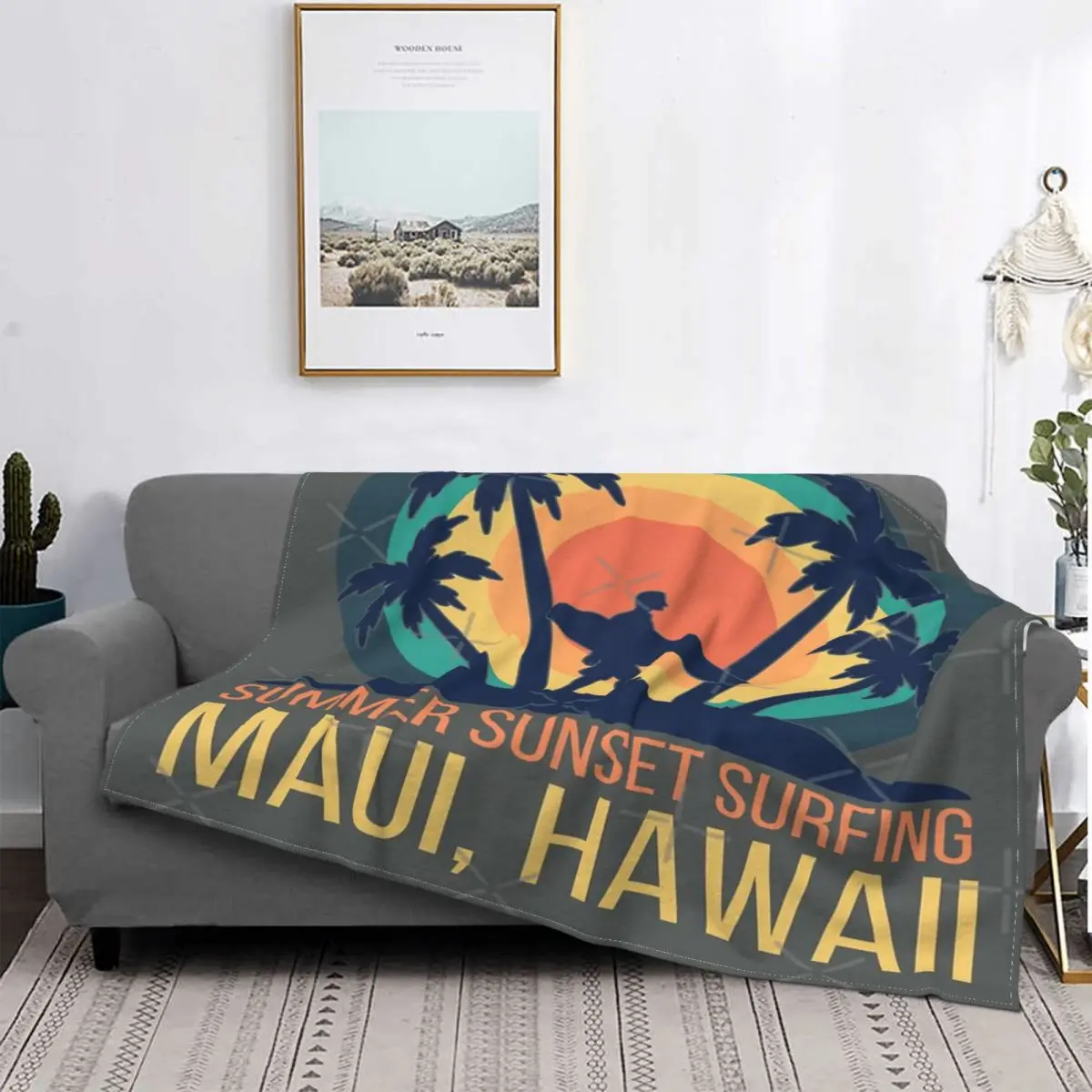 

Manta de muselina de playa, colcha de verano, осадка для серфинга, Maui, гавайский