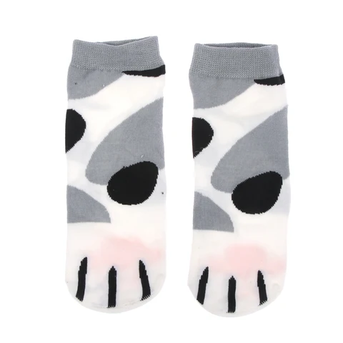 1 pair New Lady Girls Summer Winter Candy Color Kawaii Cartoon Cute Cats Paw Kitty Claws Ankle Short Socks beautiful girls socks