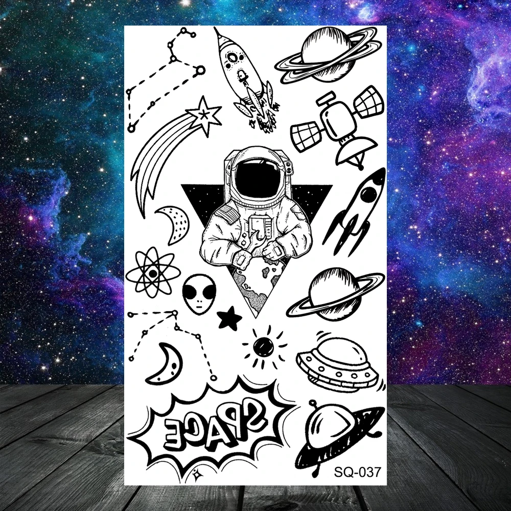 Временные татуировки для женщин и мужчин маленькие морские волнистые звезды