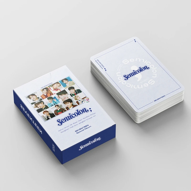 

54 pcs/set Kpop SEVENTEEN Lomo Cards Korean Popular Boy Group Album Collection Card Fans Collective Gifts 8.7x5.7cm