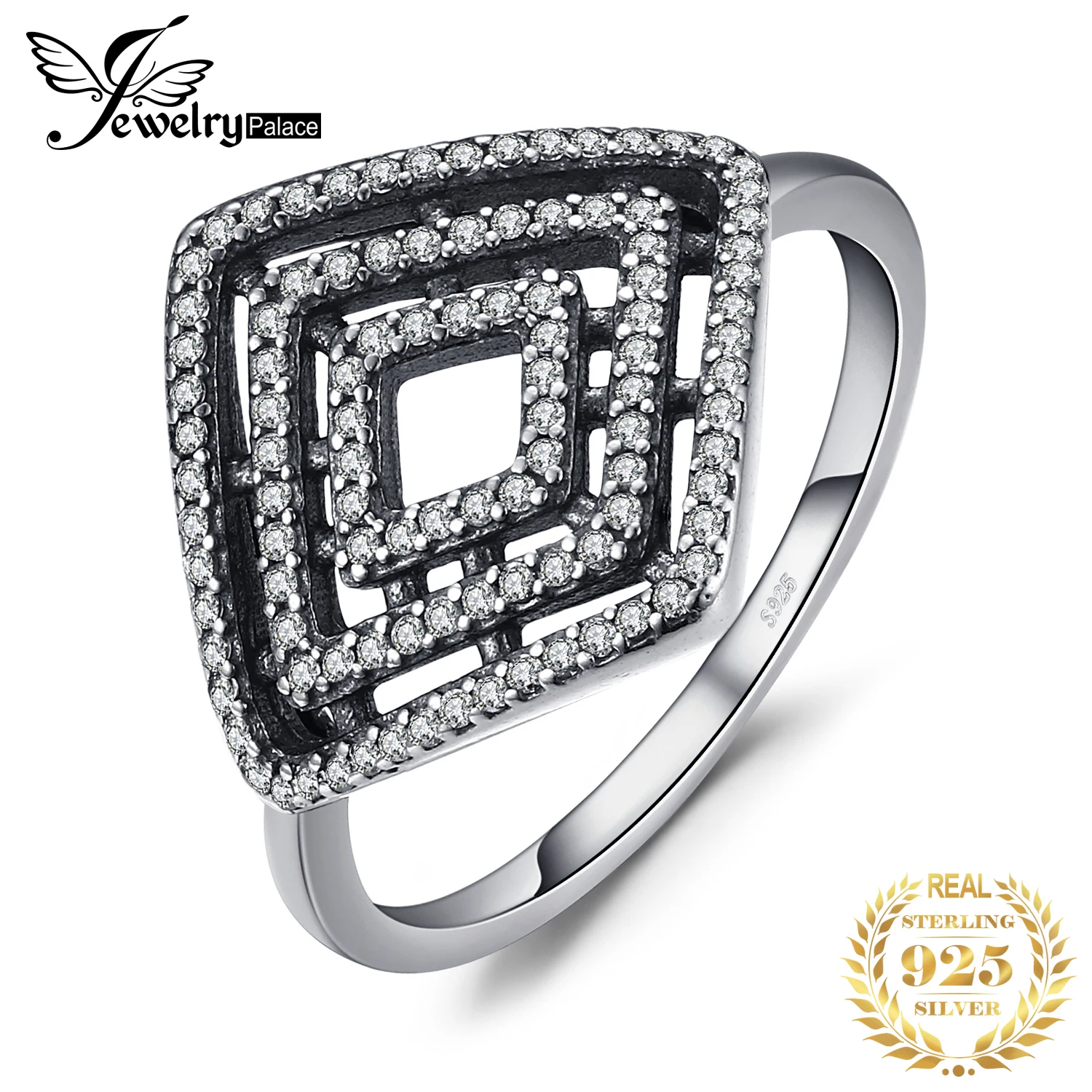 Jewelrypalace блеск флоры серебряное кольцо стерлингового серебра 925 пробы