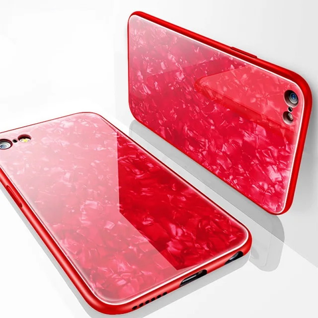 Роскошный Мраморный чехол из закаленного стекла для Apple IPhone X XS XR Max 8 7 6s 6 черный, красный, розовый, белый Капа Coque Fundas