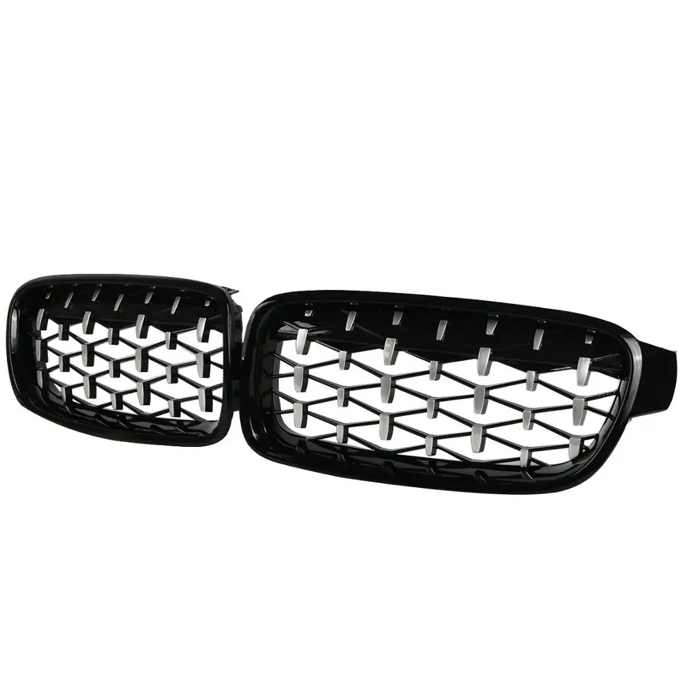 1 пара Автомобильная Алмазная передняя решетка радиатора для BMW 3 серии F30 F31 320i 320d