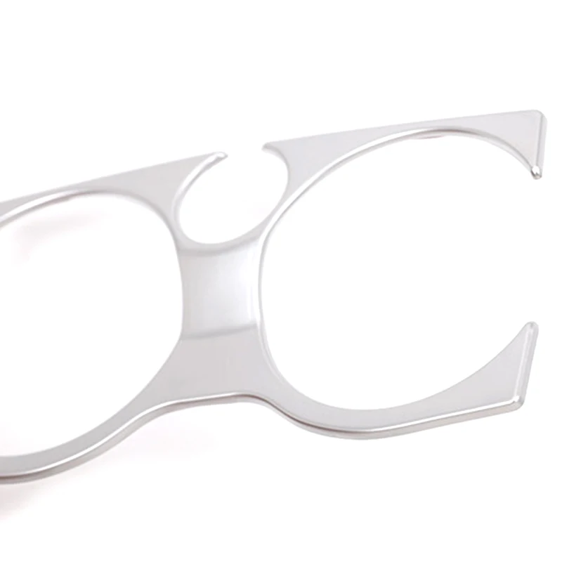 

Car Front Water Cup Holder Cover Trim for BMW 5 Series G30 17-19 Chrome ABS