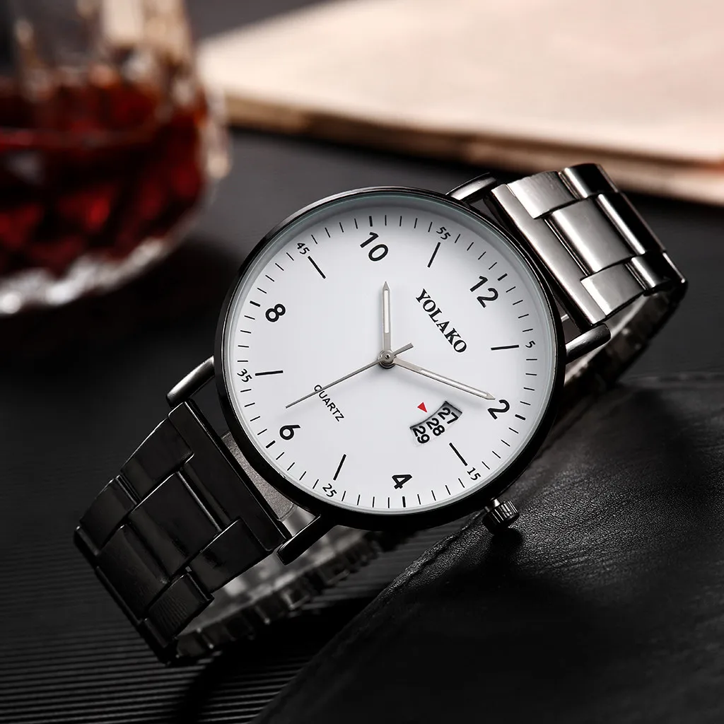 YOLAKO роскошные часы для женщин платье браслет Мода Бизнес Простой циферблат