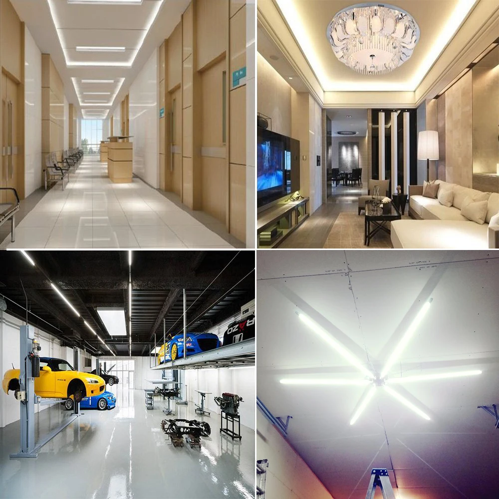

Custom length 10-50cm LED aluminum rigid light bar DC12V U/V shape 5730 LED aluminum channel home decoration lighting