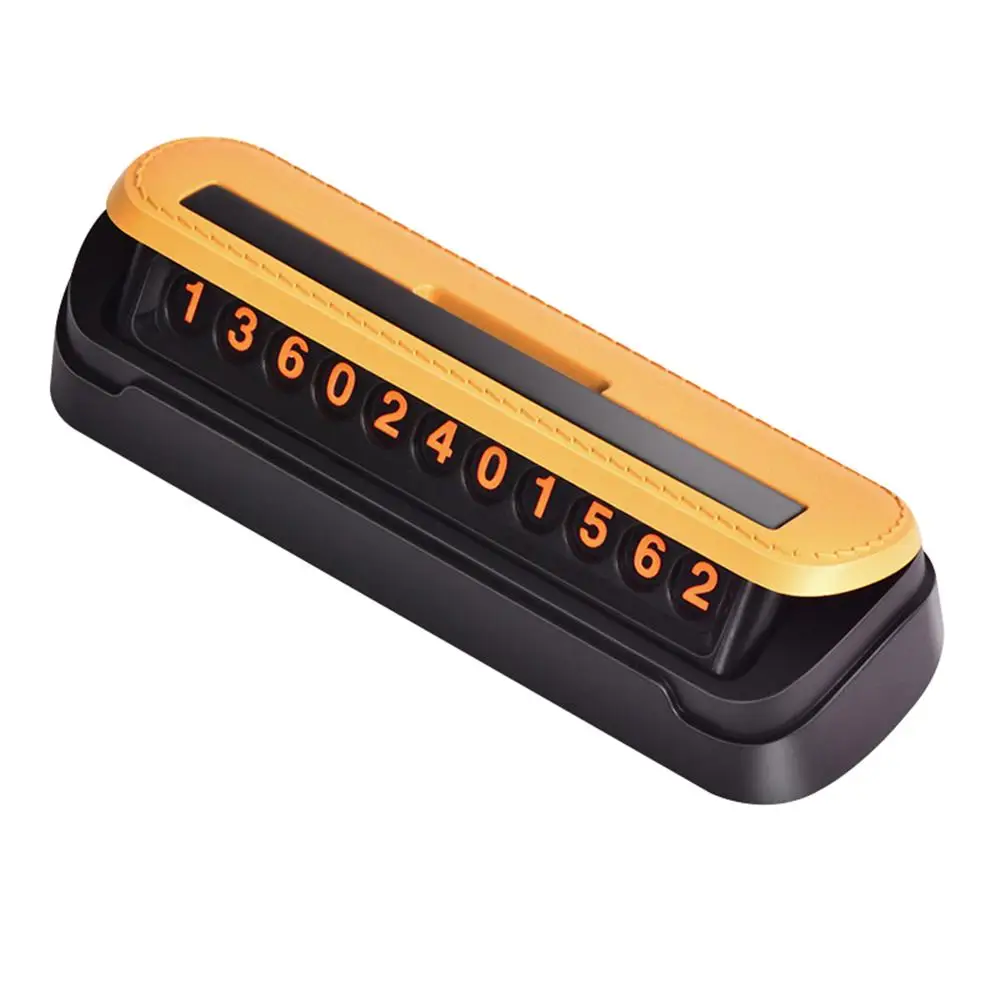 Стильный автомобиль временная остановка Парковка Карты номера телефона дисплей