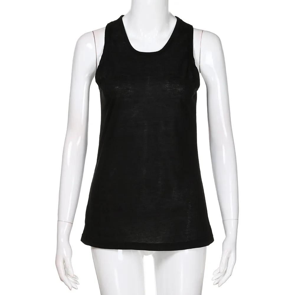 Женская рубашка с перекрестной спинкой без рукавов тренировочные майки для