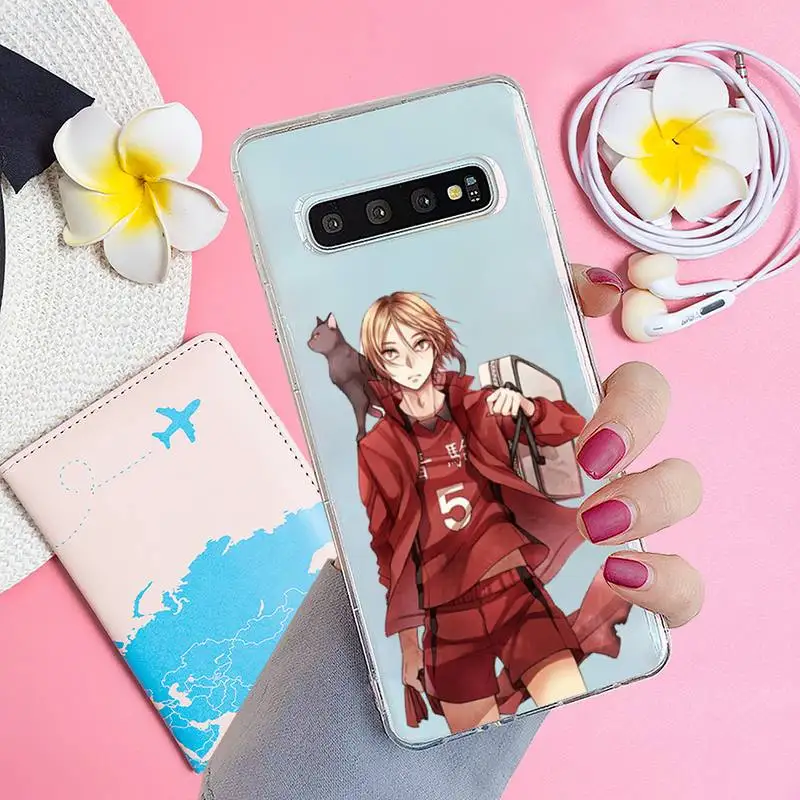 

Kenma Kozume of Haikyuu Phone Case Transparent for Samsung A71 S9 10 20 HUAWEI p30 40 honor 10i 8x xiaomi note 8 Pro 10t 11