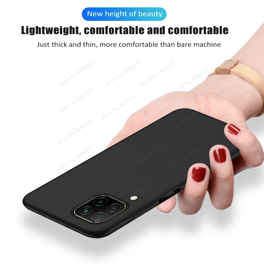 

For Samsung A12 Case For Samsung A12 Bumper 6.5 inch Soft TPU Silicone Cover For Samsung A12 Case Matte Back Cover Coque Funda