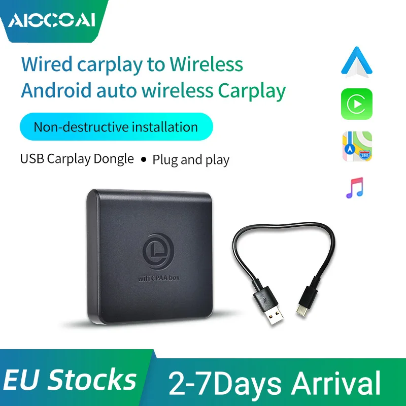 USB беспроводной Carplay Android Авто Bluetooth адаптер/ключ для 6 2/7