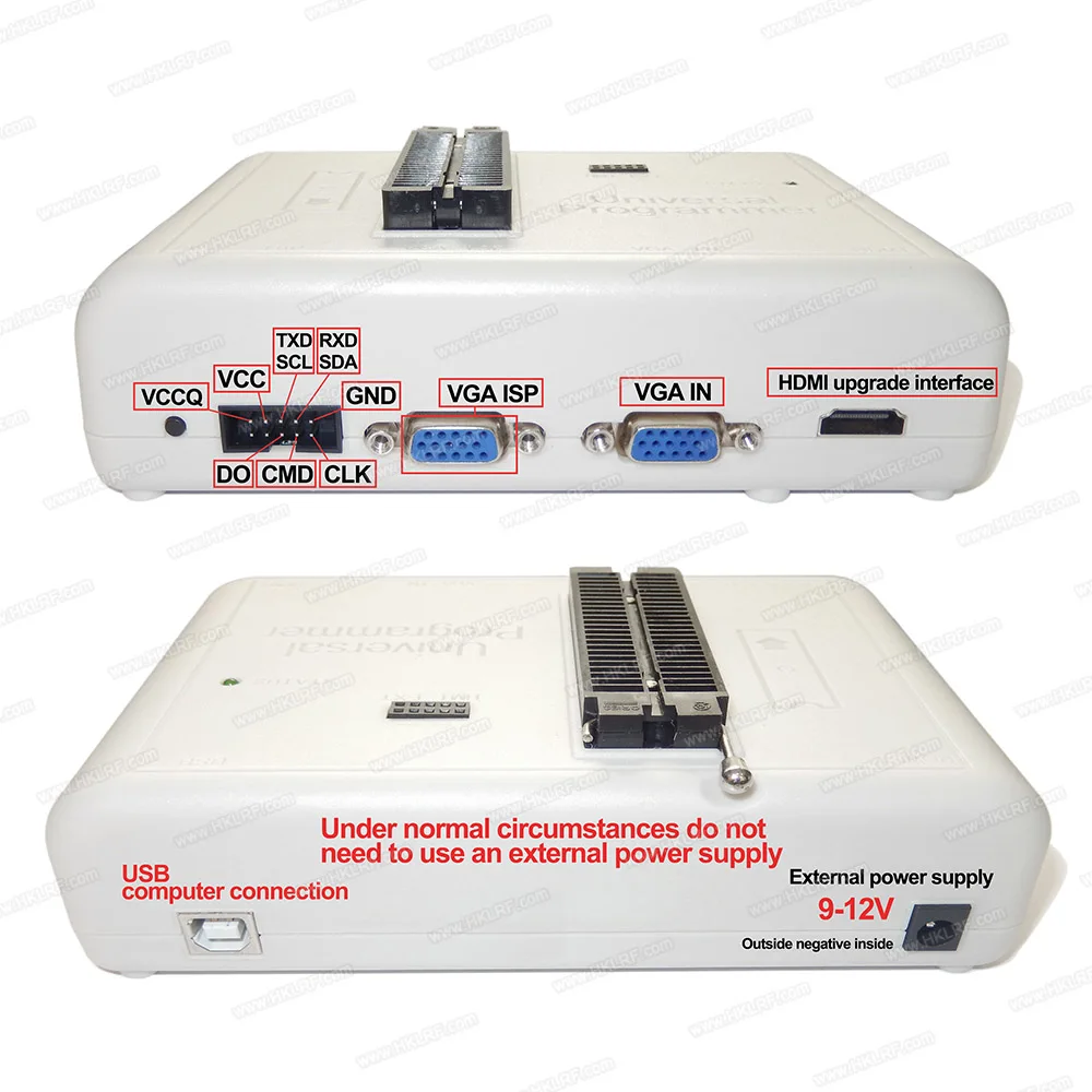 Универсальный USB программатор RT809H + 31 адаптер с адаптерами TSOP56 TSOP48 EDID ctle MMC Nand