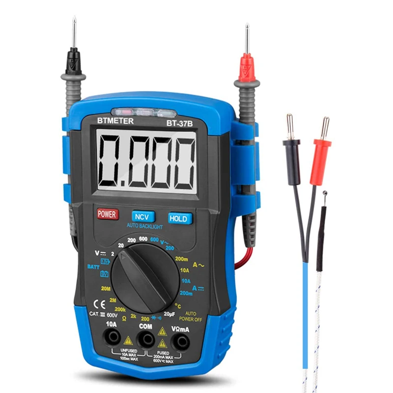 Цифровой мультиметр Φ ( 4 ~ 1832 ℉) Измерение переменного/постоянного напряжения