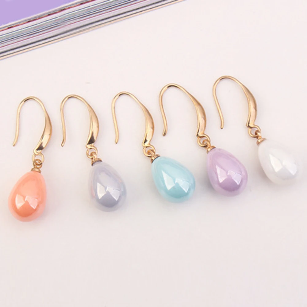 Women Pearl Drop Earring Water Sweet Fashion Jewelry Temperament Earrings Elegant Student |