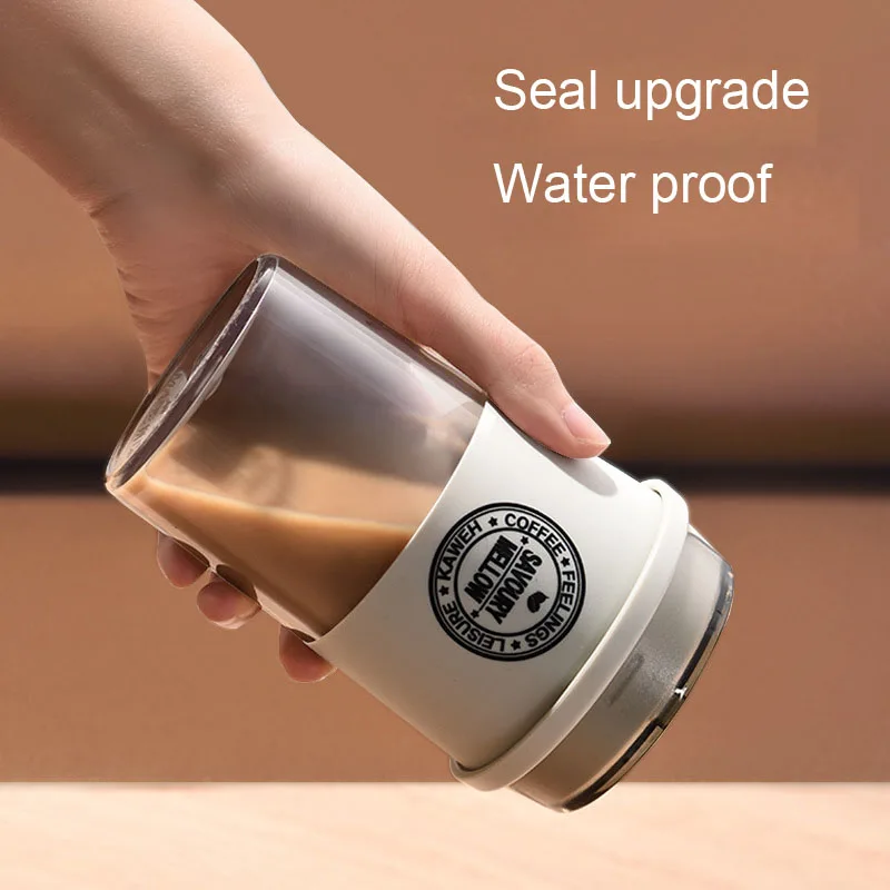 Портативная кофейная кружка из тритана YMEEI 300 мл герметичная пластиковая для чая