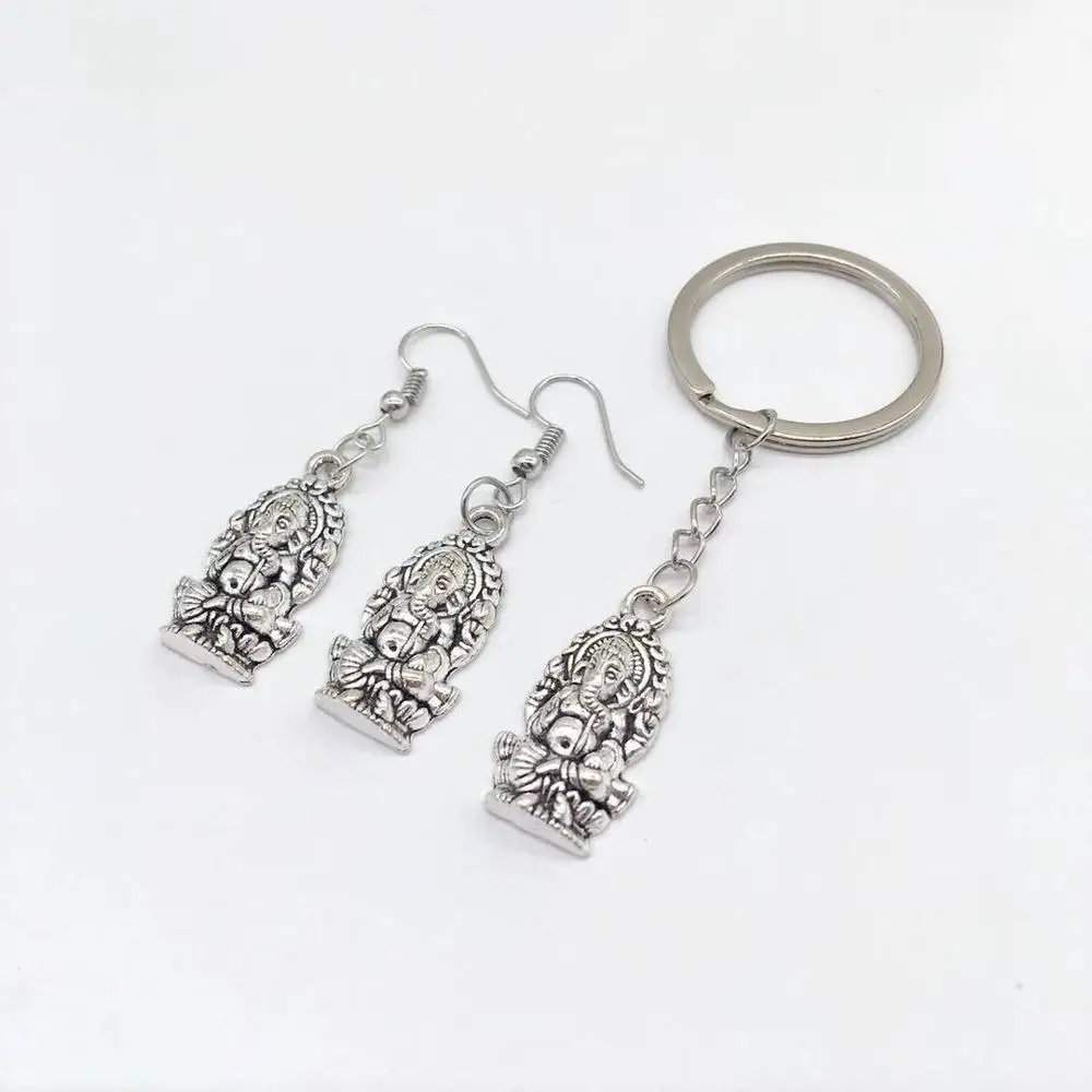 3 шт. (1 комплект) серьги подвески Слон|Шармы| |