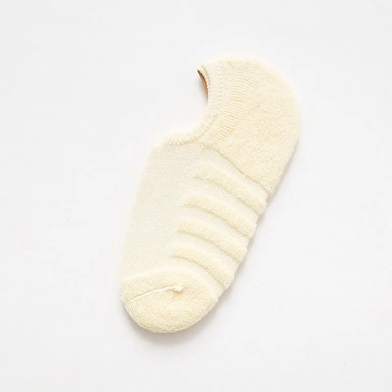 2 пары женские короткие бархатные хлопковые носки-башмачки массажные толстые