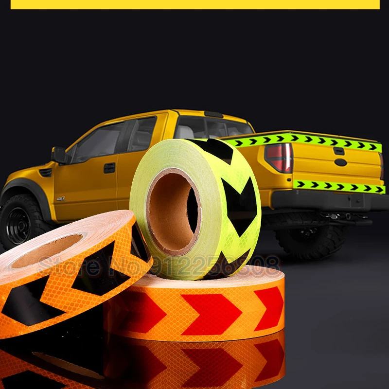 

Светоотражающая лента со стрелками, 5 см * 300 см