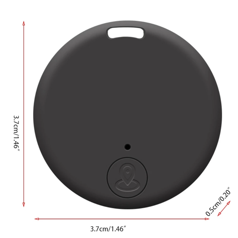 

Portable Intelligent Anti-Lost Device Mini Real Time GPS Tracker Device Locator Round Alarms Smart Bluetooth Tracker 95AF