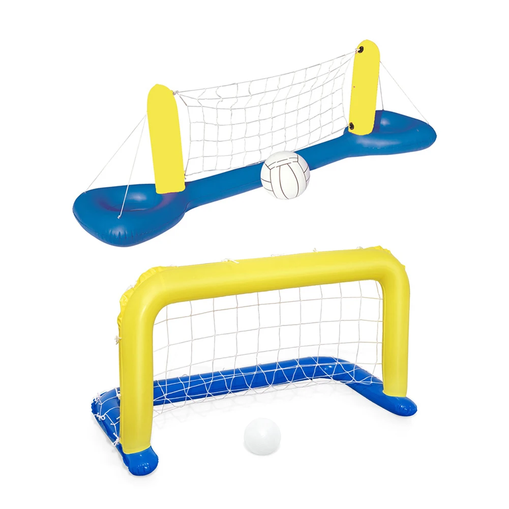 

Pool Water Inflatable Volleyball Basketball Ball Net Parent Child Beach Toy Adult Children's Swimming Inflatable Stand Handball