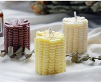 3d corn shape silicone candle molds diy handmade candle making tools diy plaster aromatherapy decoration clay crafts cake mold
