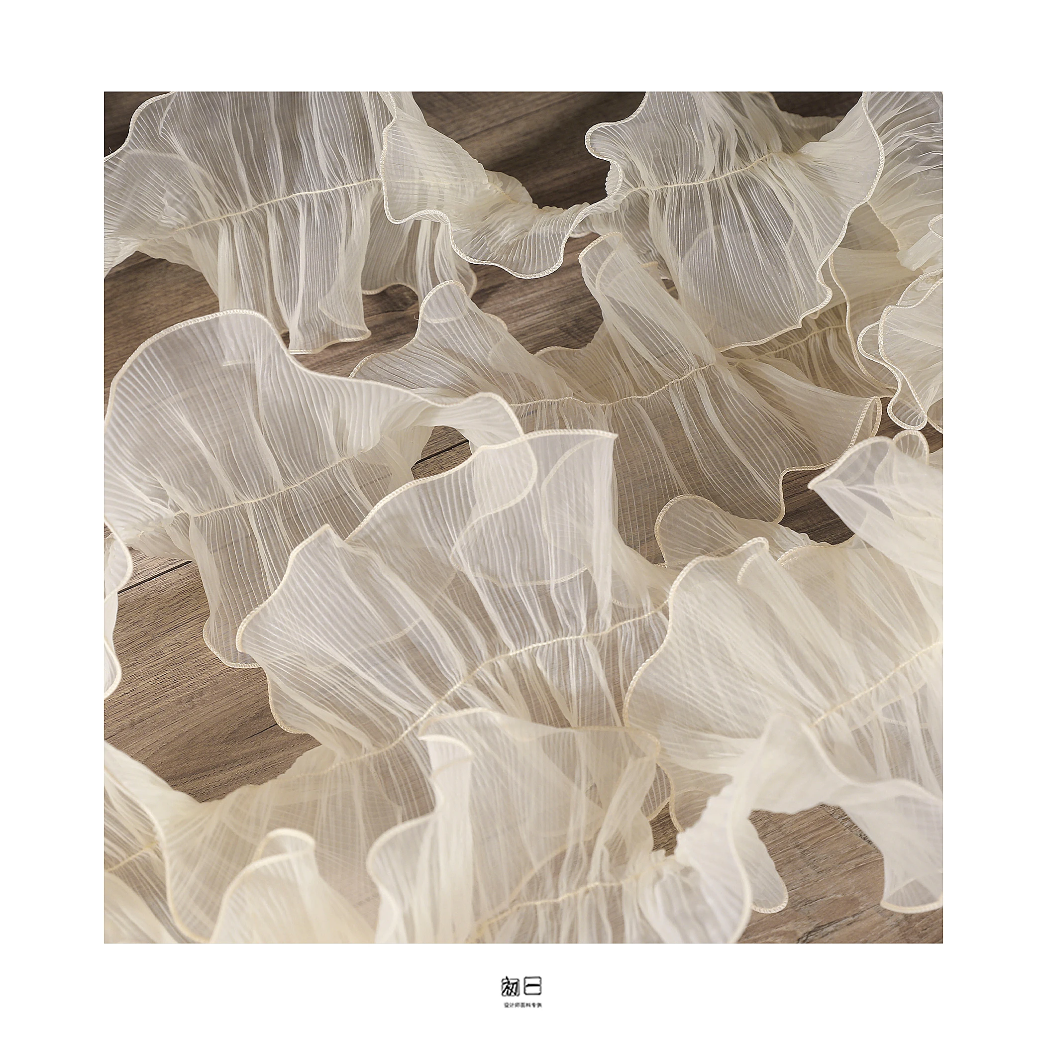 15 см * 1 ярд Плетеный цветок тюль кружевная ткань отделка и лента DIY шитье оборка