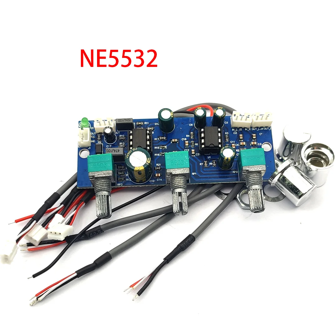 NE5532 супер бас предусилитель доска двухканальный один Мощность с фильтром нижних