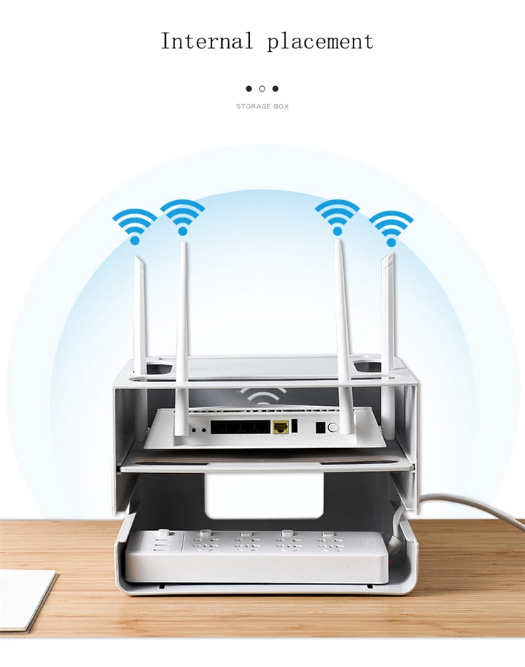 Wifi коробка маршрутизатор коробка для хранения беспроводной штепсельной платы кронштейн гнезда кабель домашний декор для хранения Органайзер контейнер для хранения провода коробка