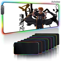 haikyuu anime mouse pad gaming rgb mouse pad large overlock speed gamer led mouse pad soft laptops gamer for gaming accessories
