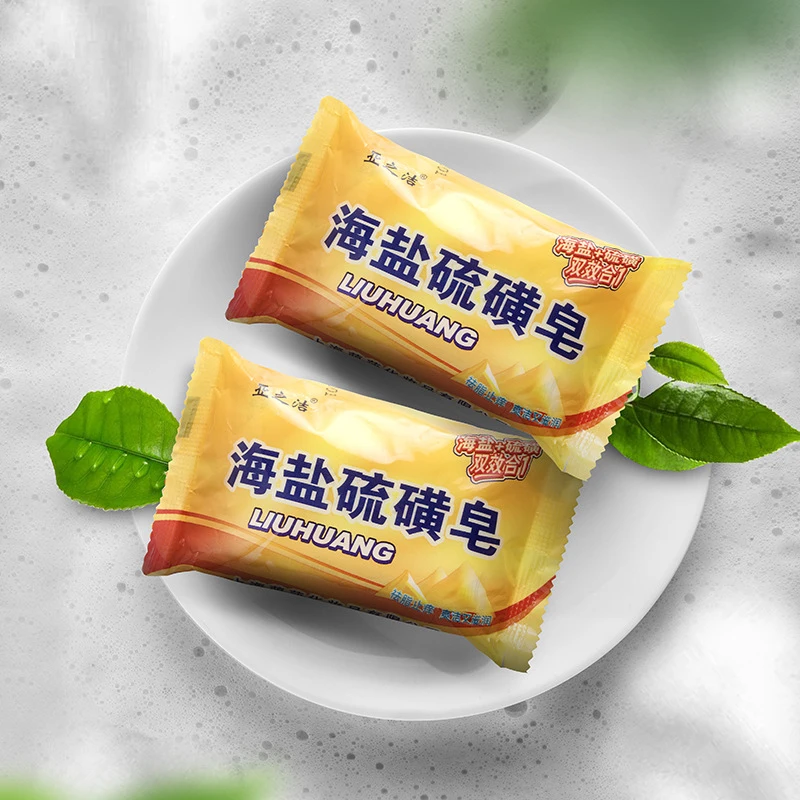 

1PC Soap Oil Control Remover Moisturize Sulfur Face Wash Milk Soap Deep Cleansing Pores Blackheads Nature Soap Woloesale TSLM1