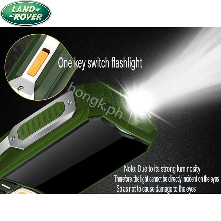 LAND ROVER-tel&eacute;fono m&oacute;vil b&aacute;sico, 2 SIM, Powerbank activo, b&aacute;sico, para ancianos y ni&ntilde;os-2