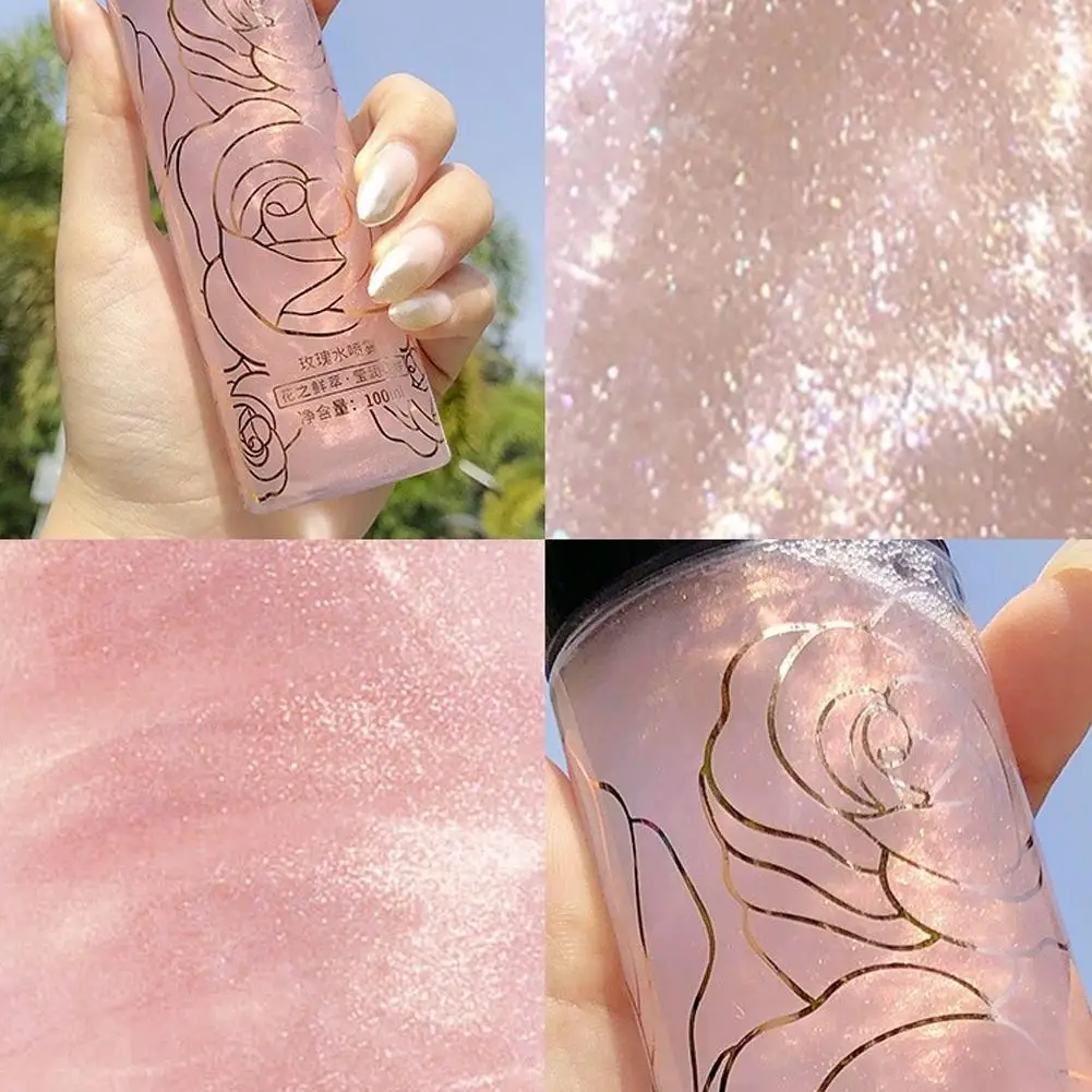 

Slightly Bright Makeup Styling Spray Moisturizing Long-lasting Glows Professional Skin Foundatio Korean Makeup Liquid Found O3R4