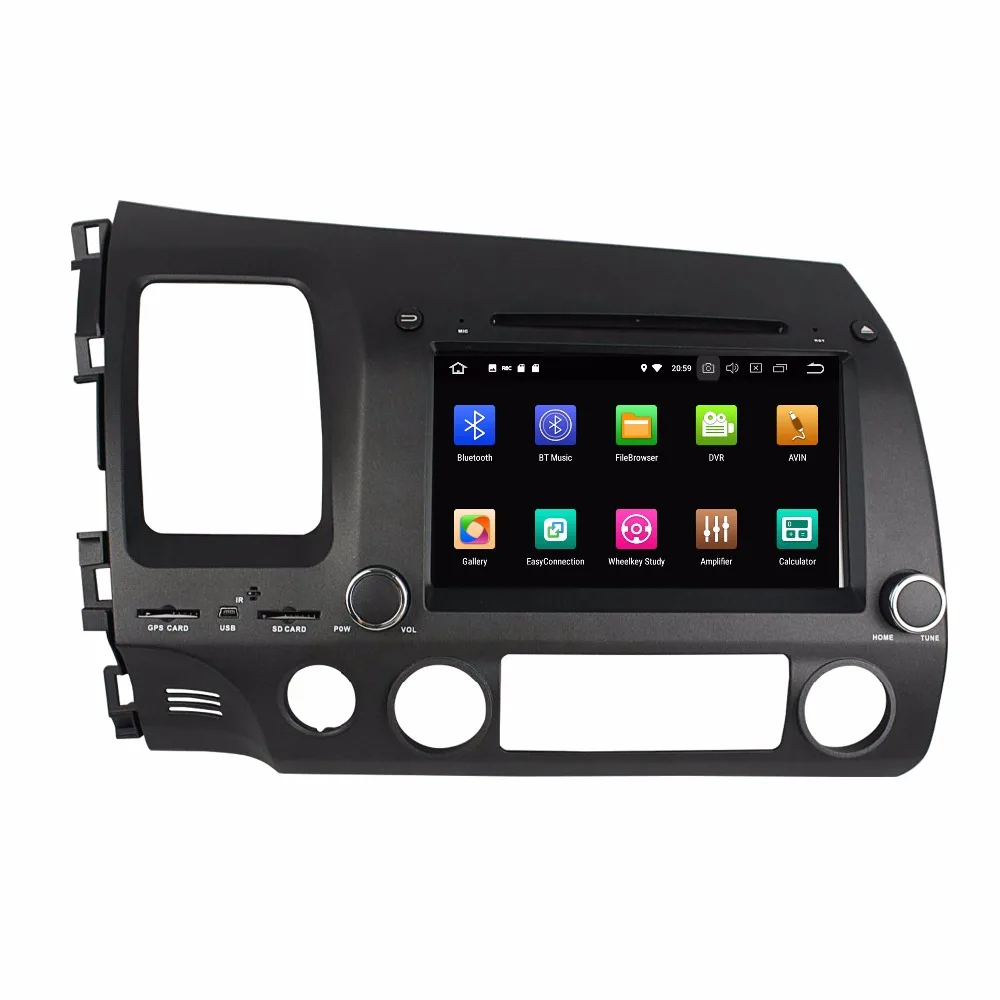 8 &quot2 Din Android 9 0 автомобильный dvd плеер для Honda CIVIC 2006 2011 LHD Автомобильный стерео