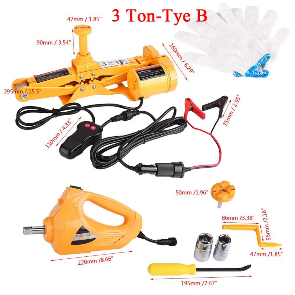 2 тонн/3 тонны Автомобильный Электрический домкрат подъемный автомобиль