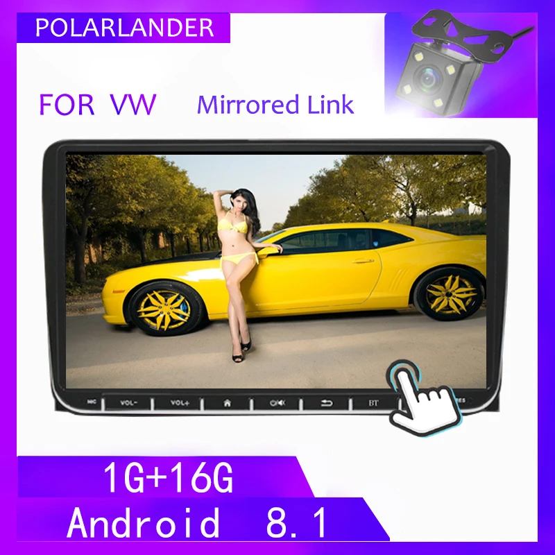 Автомагнитола 2 Din на Android для SKODA GOLF 5 VW Polo Volkswagen Passat Авторадио с зеркальной связью |