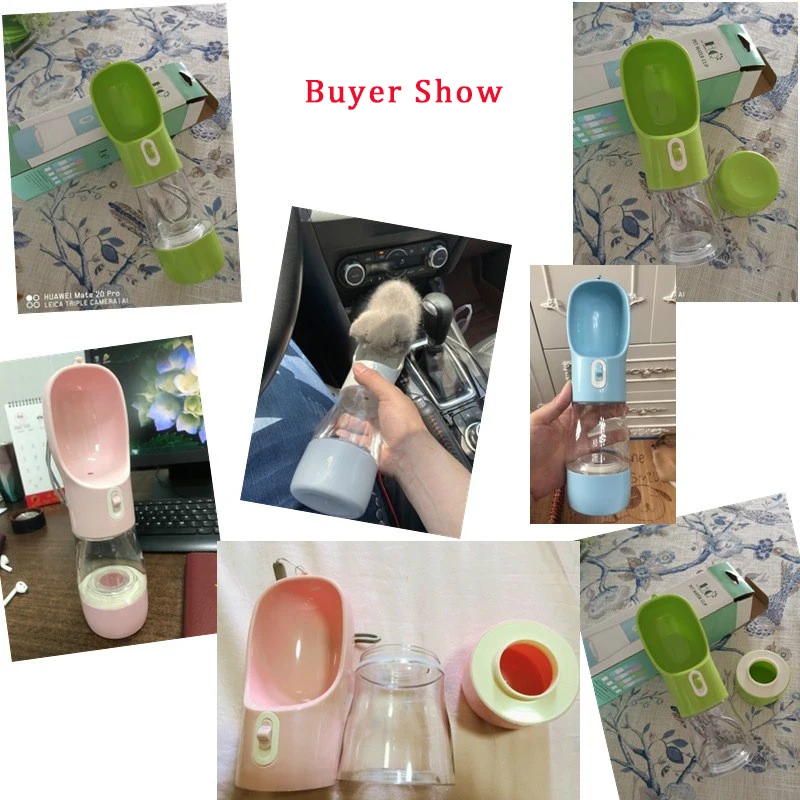 Бутылка для воды домашних животных портативная бутылка и еды путешествий на