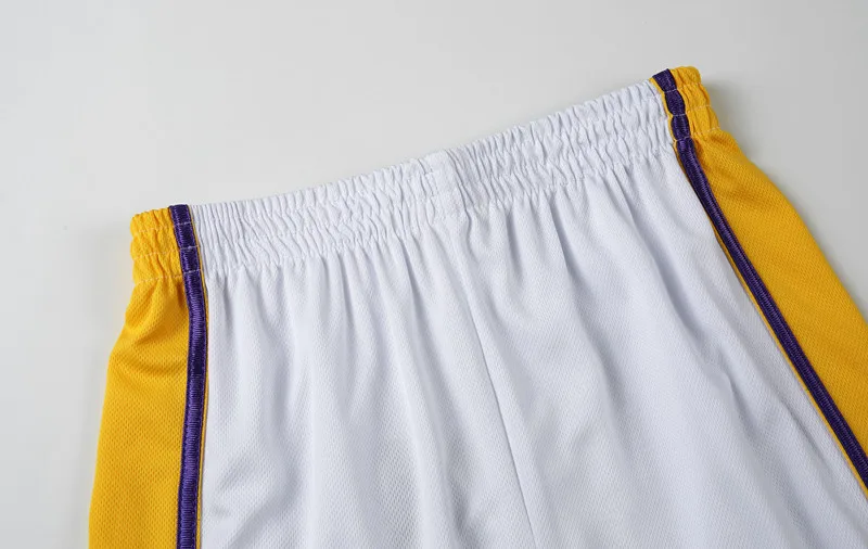 Lakers майка с вышивкой компания школьная игра баскетбол одежда настраиваемый напечатанный номер DIY Баскетбольная одежда костюм