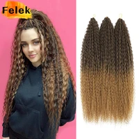 afro curls crochet hair kinky curly crochet braid african curls hair ombre braiding hair extensions curly hair brown blonde pink