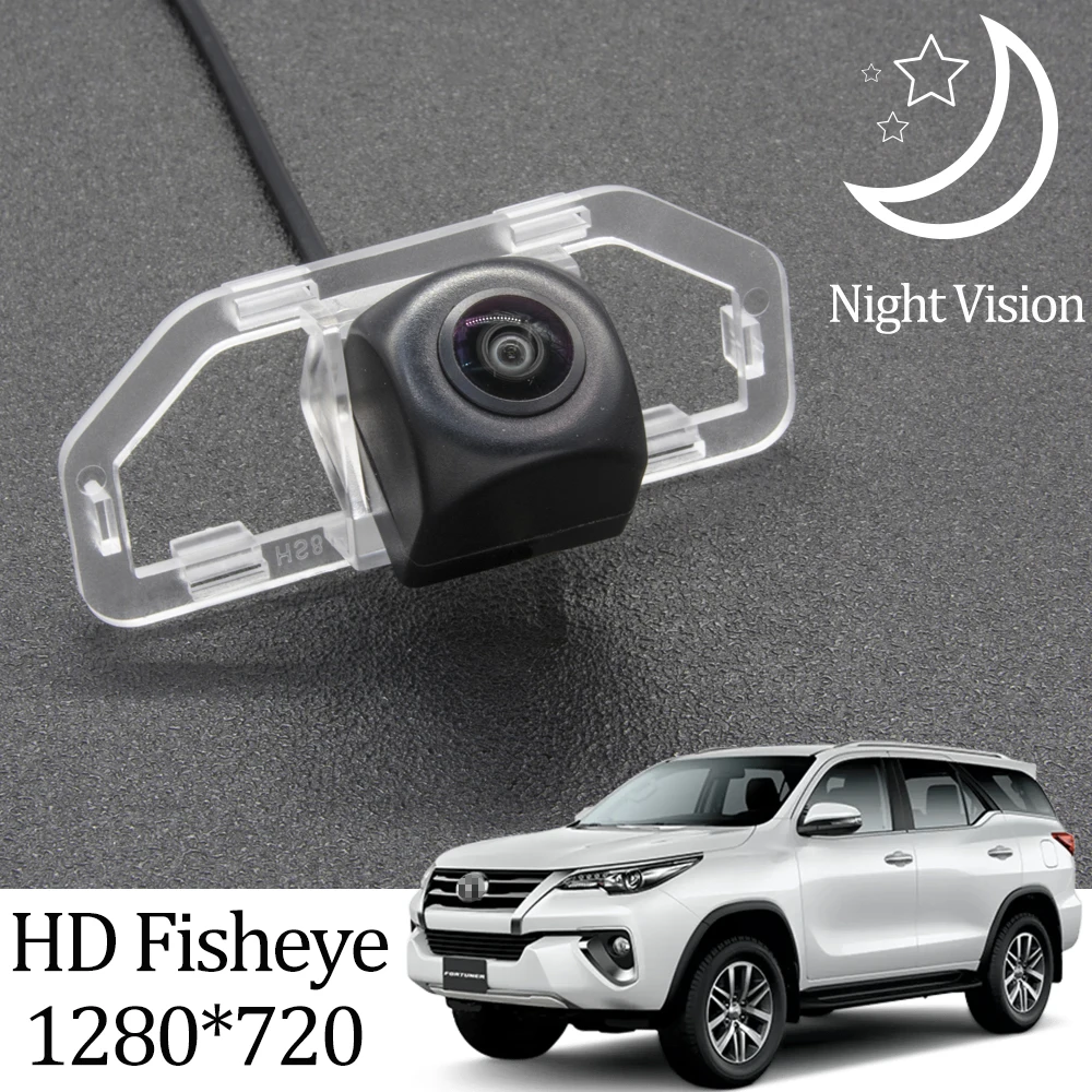 Камера заднего вида Owtosin HD 720P рыбий глаз для Toyota Fortuner 2015 2016 2017 2018 2019 Автомобильная