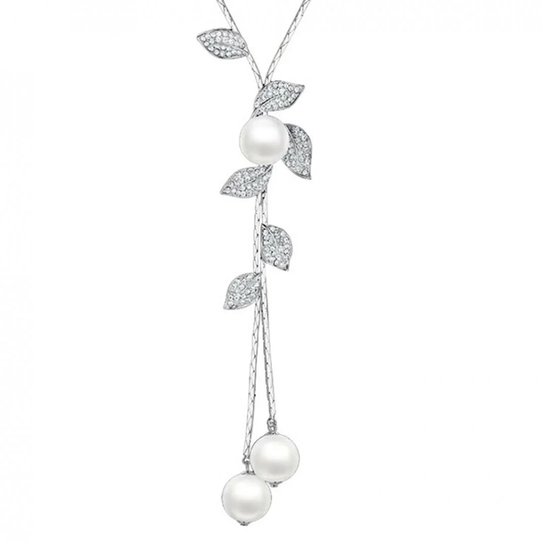 Ожерелье женское Изысканное жемчужное ожерелье с кисточкой длинной цепочкой