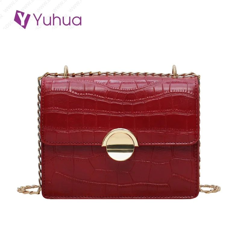 

Yuhua, 2020 новые модные женские сумки, винтажная Корейская версия женская сумка, трендовая сумка-мессенджер из кожи аллигатора, повседневные су...