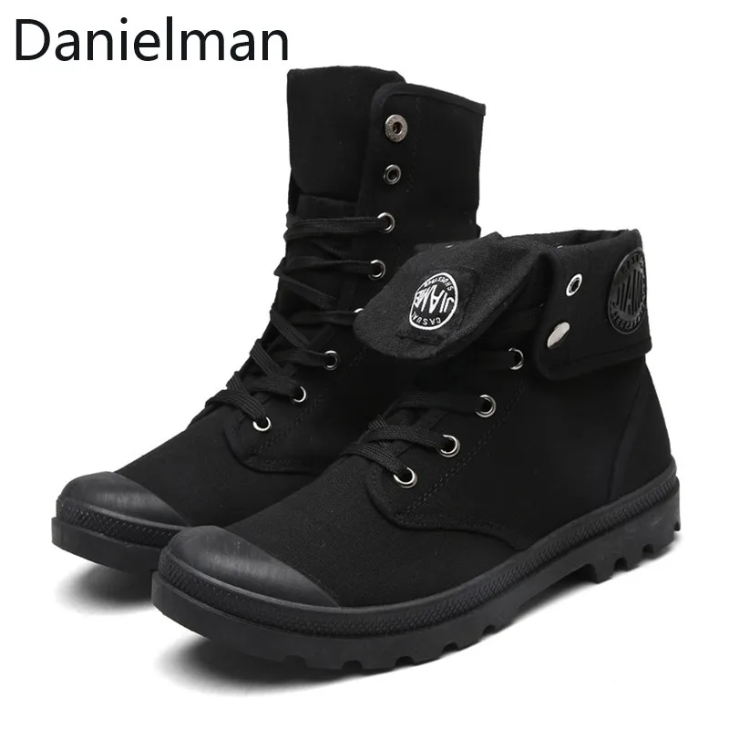 Кожаные модные зимние ботинки на меху Danielman для мужчин мужские кроссовки мужская