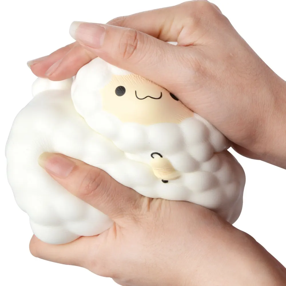 Горячая Распродажа 16 см Альпака милый мягкий медленно поднимающийся животных