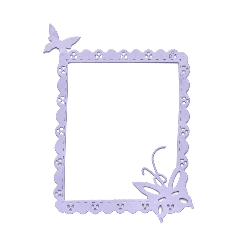 DiyArts бабочка край фон металлические режущие штампы кружева границы Скрапбукинг