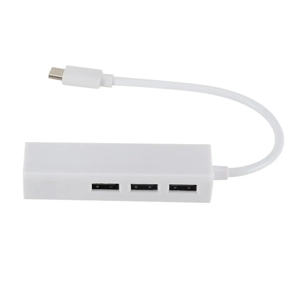 Несколько USB C 3 1 Тип до RJ45 Ethernet сетевой адаптер Hub кабель для Macbook ПК Lan Кабель