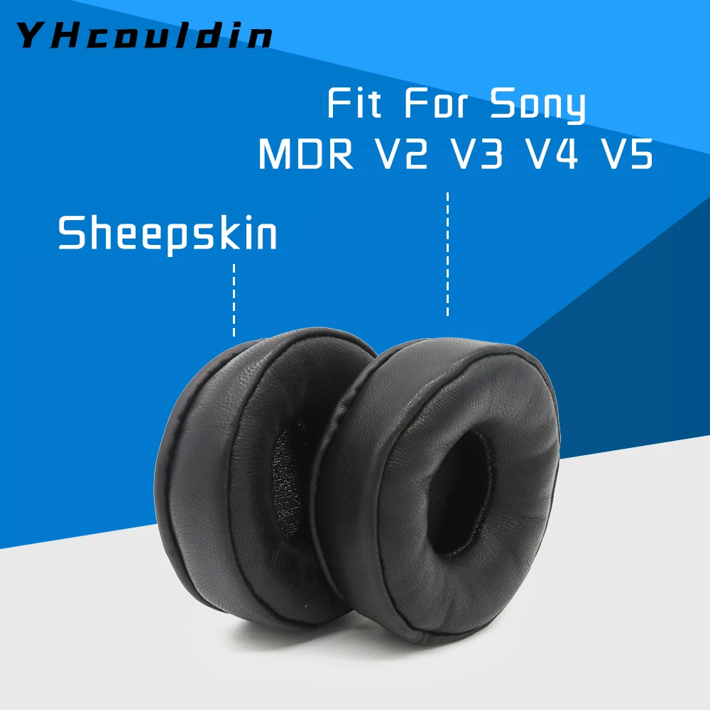 Амбушюры из овечьей кожи для наушников Sony MDR V2 V3 V4 V5 сменные амбушюры натуральной