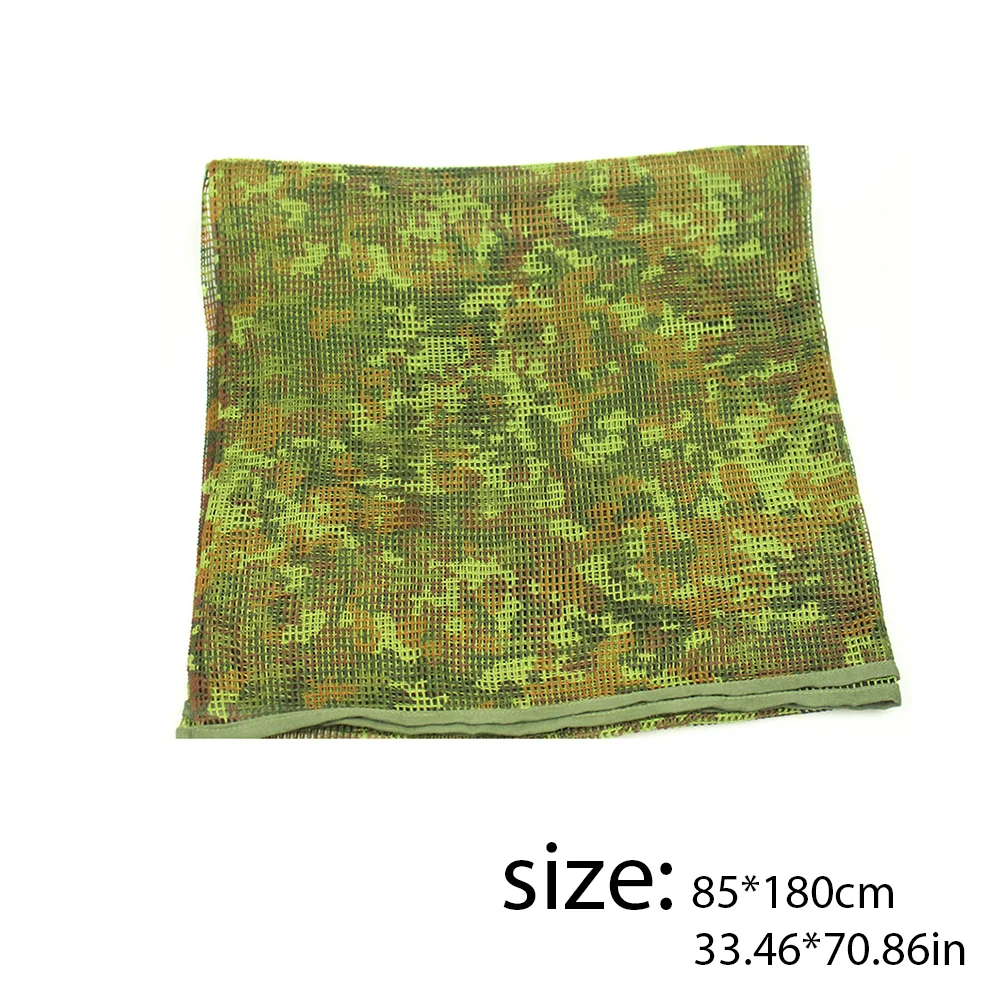 

Jungle Muffler Breathable Headband Scarves Multi Tactical Camouflage Fish Net Mesh Army Veil Cover Neckerchief Camo Outdoor Scar