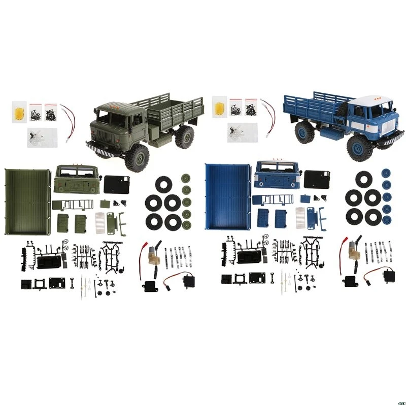 WPL B - 24 1:16 2 4G мини внедорожник RC автомобиль военный грузовик DIY сборочные модели |