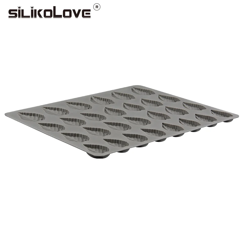 SILIKOLOVE 28 полостей листья фигурные силиконовые формы для мастики Кондитерские
